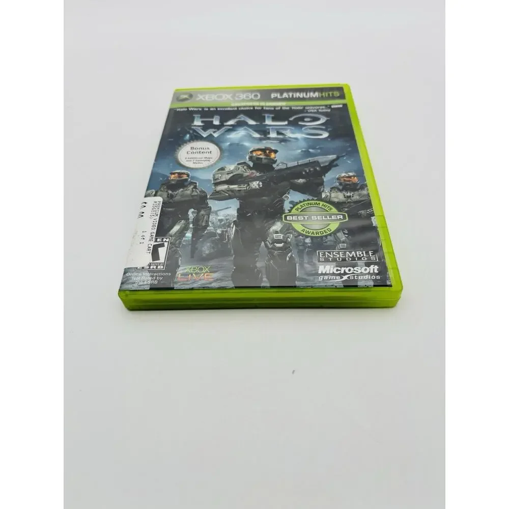 Halo Wars (Xbox 360) Platinum Hits CIB COMPLETE TESTED WORKS VG CONDITION